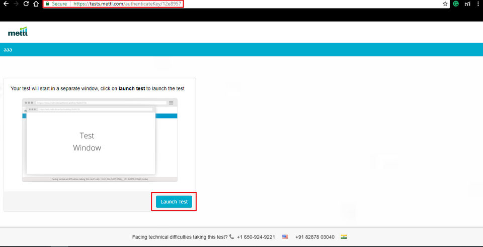 Mettl Screenshot 1