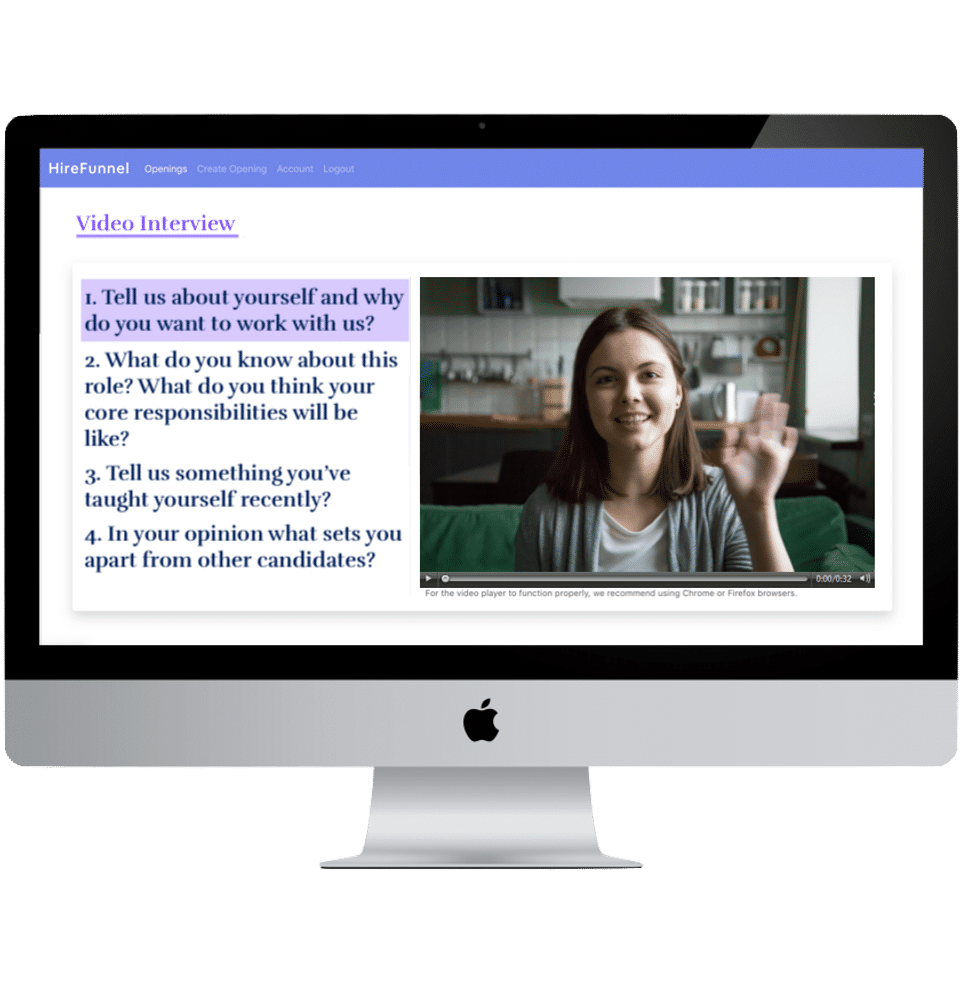 Hire Funnel Screenshot 1