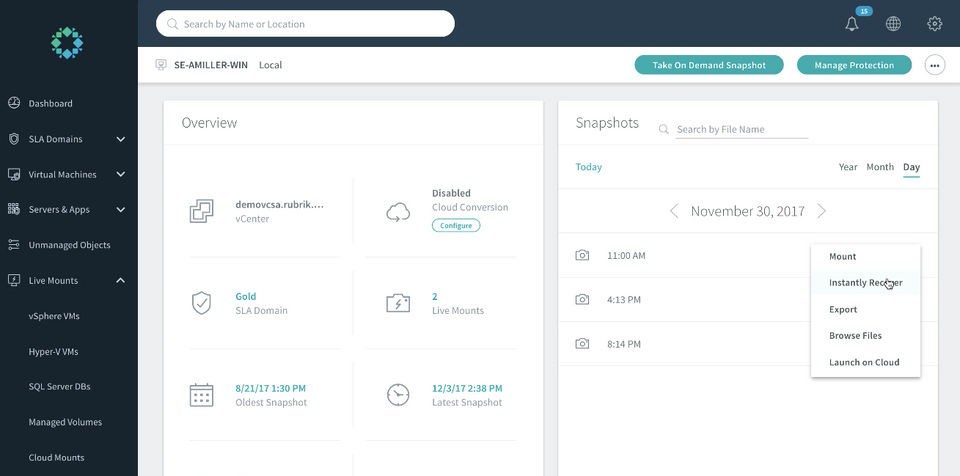 Rubrik Screenshot 1
