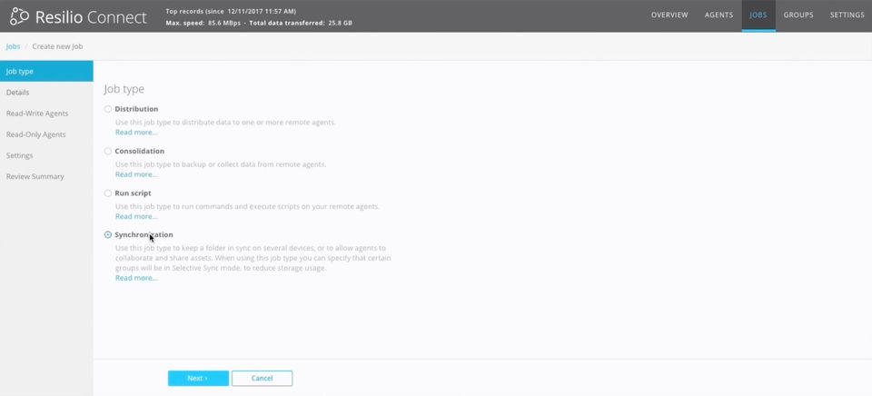 Resilio Connect Screenshot 1