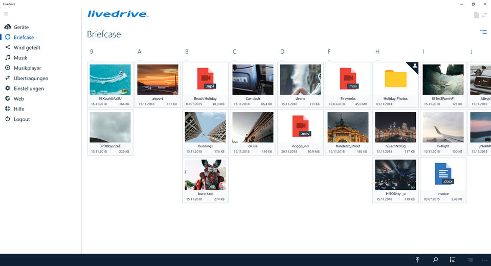 Livedrive Screenshot 2
