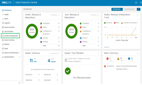 Dell EMC Avamar Screenshot 1