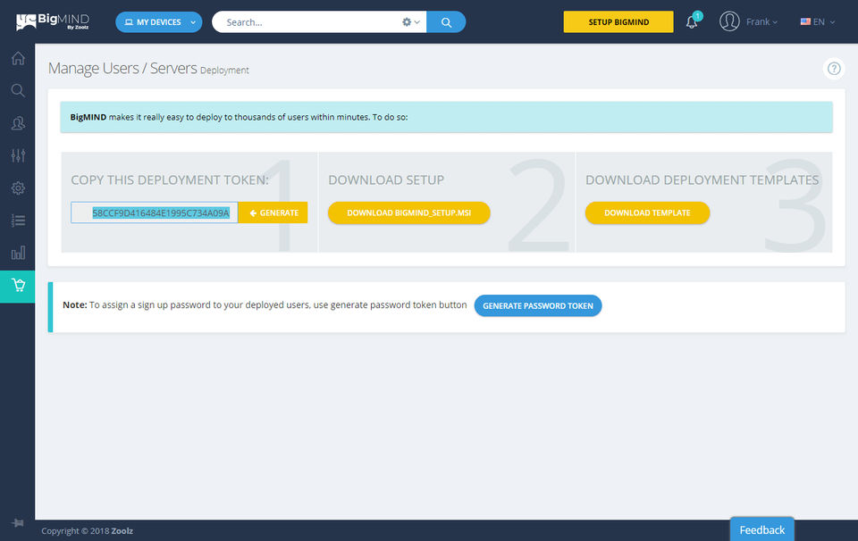 BigMIND Cloud Backup Screenshot 2