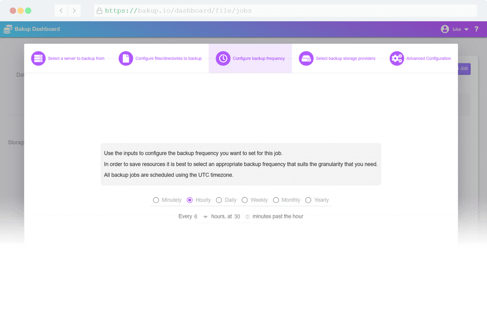 Bakup.io Screenshot 5
