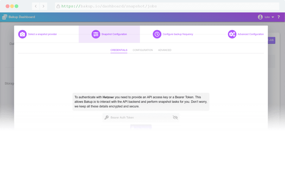 Bakup.io Screenshot 6