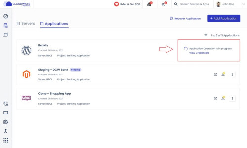 Cloudways Screenshot 2