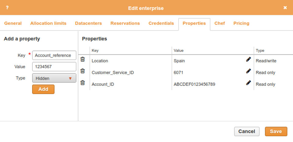 Abiquo Screenshot 3