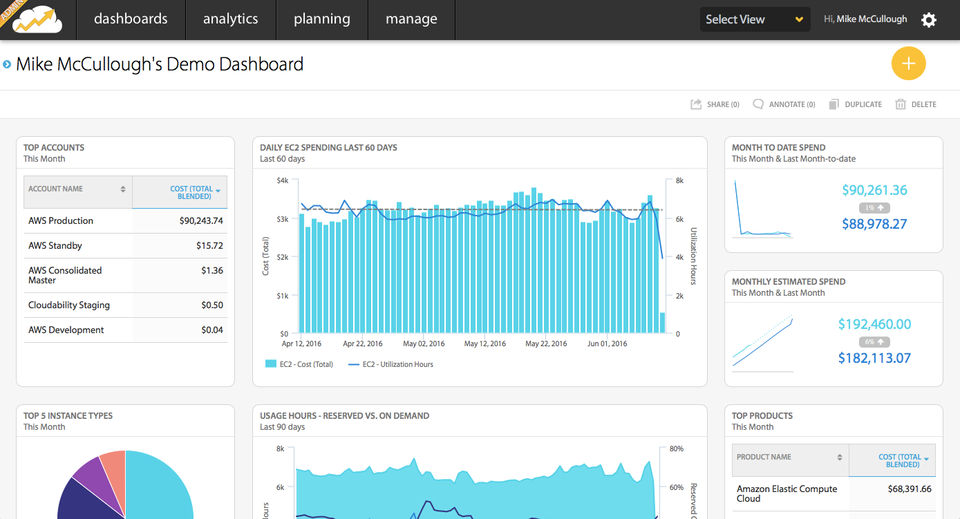 Cloudability Screenshot 3