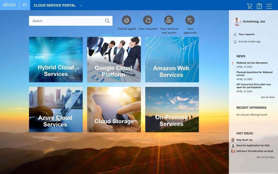 Micro Focus Hybrid Cloud Management X Screenshot 3