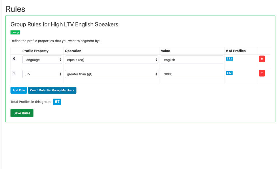 Grouparoo Screenshot 2