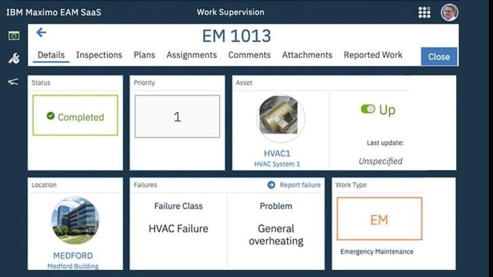 IBM Maximo Screenshot 3