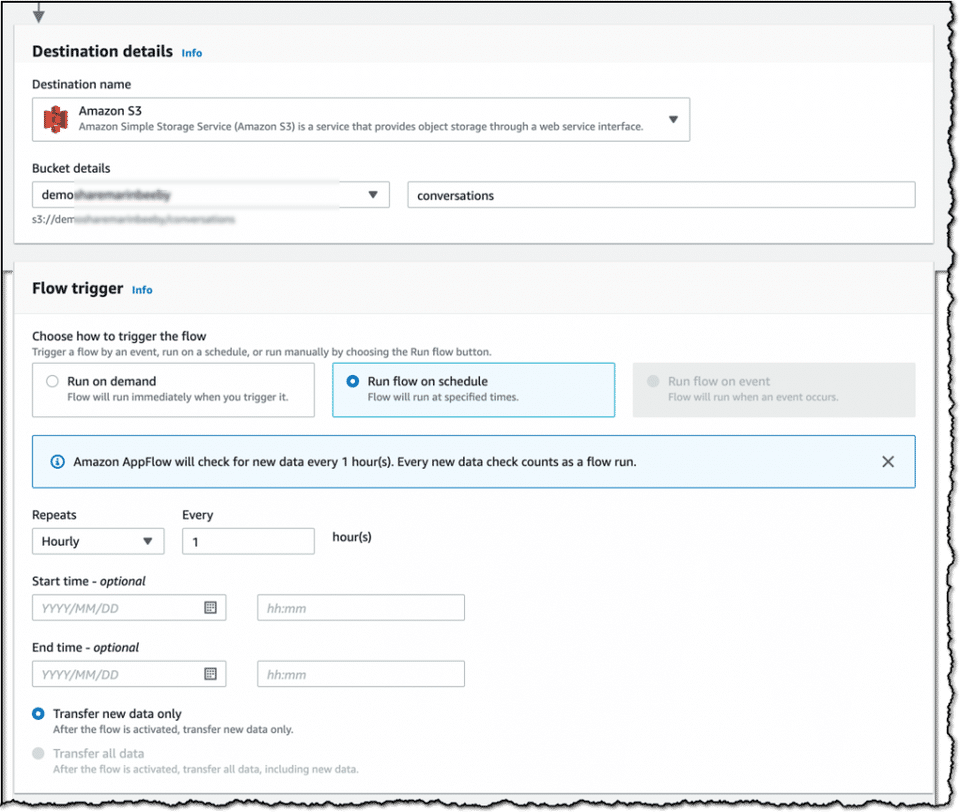 Amazon AppFlow Screenshot 1