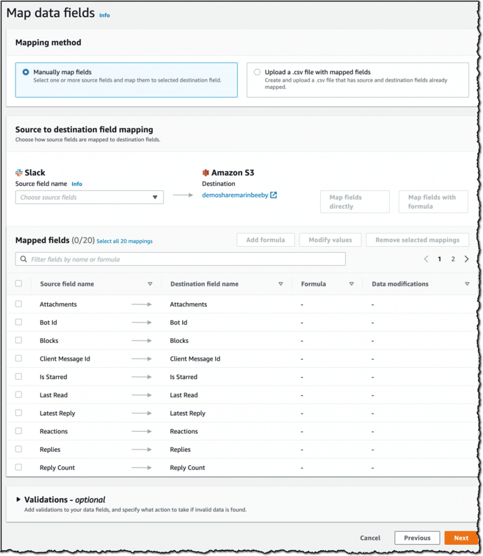 Amazon AppFlow Screenshot 2