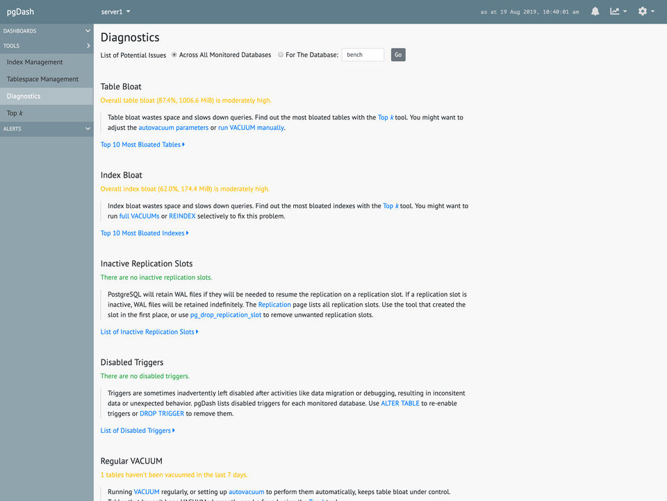 pgDash Screenshot 2
