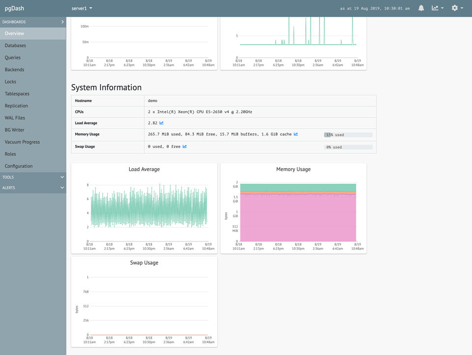 pgDash Screenshot 6