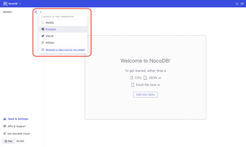 NocoDB Screenshot 1