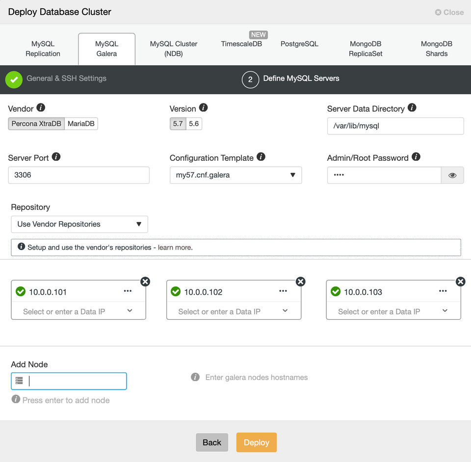 ClusterControl Screenshot 3