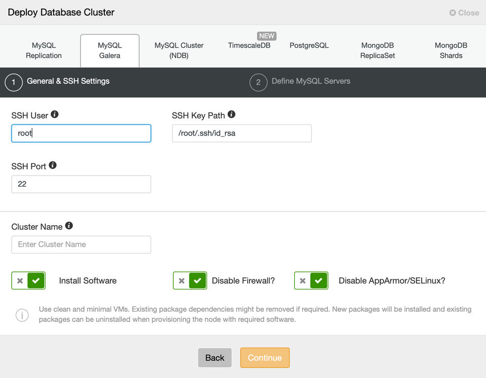 ClusterControl Screenshot 4