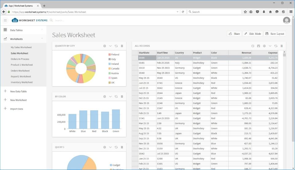 Worksheet Systems Screenshot 3