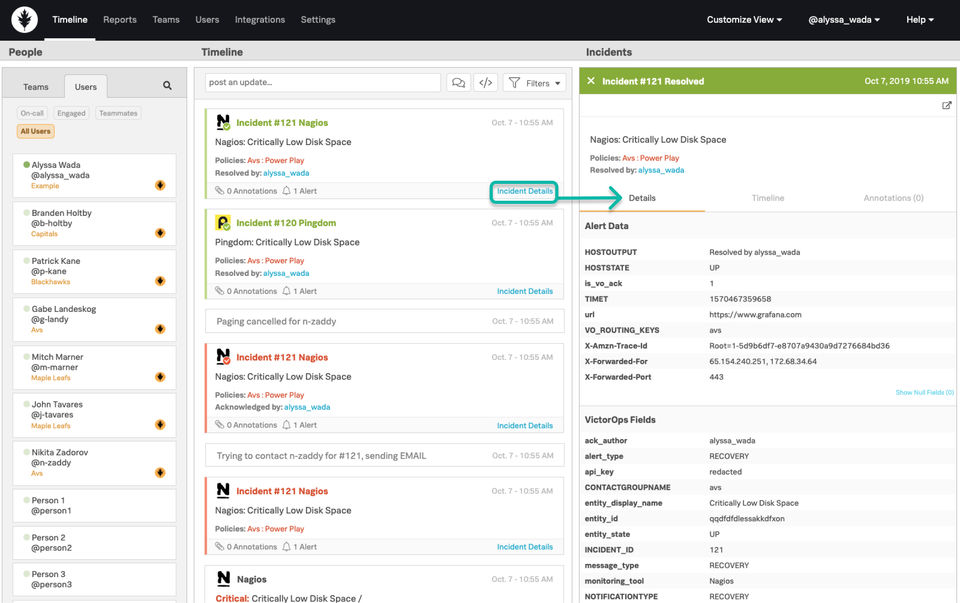 VictorOps Screenshot 4