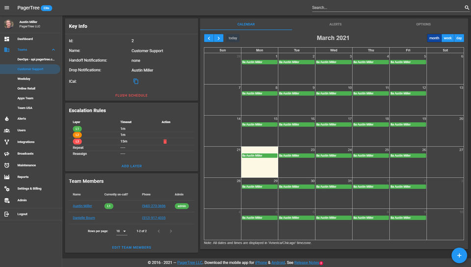 PagerTree Screenshot 1