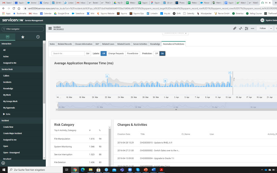 Squirro Service Insights Screenshot 1