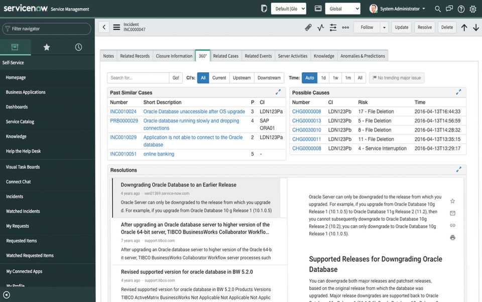 Squirro Service Insights Screenshot 3