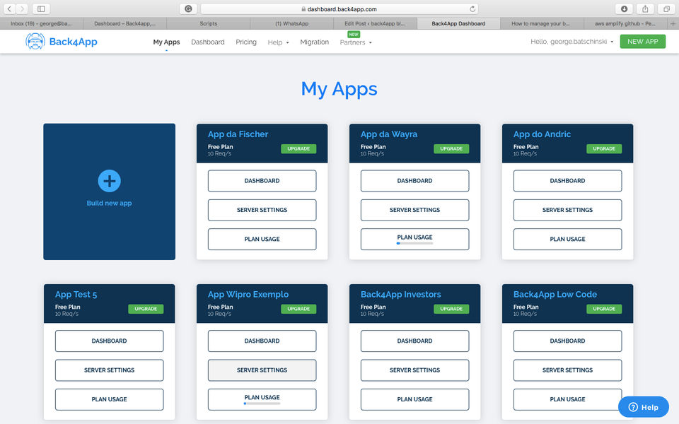 Back4App Screenshot 1