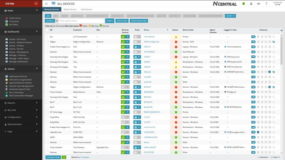 SolarWinds RMM Screenshot 1
