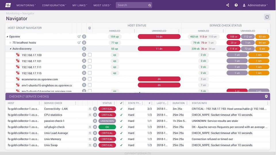 Opsview Screenshot 1