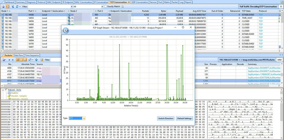 Colasoft Capsa Screenshot 2