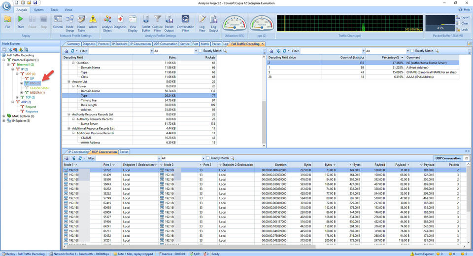 Colasoft Capsa Screenshot 3