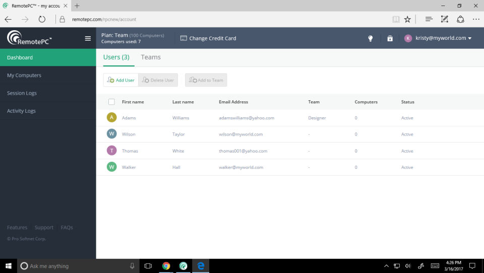 RemotePC Screenshot 3