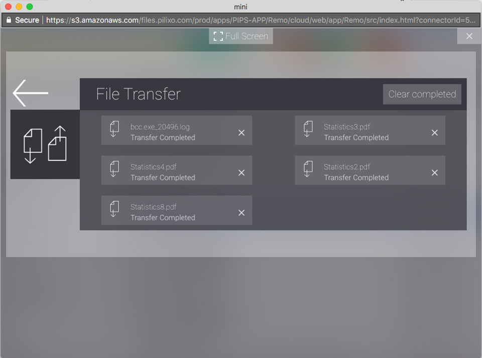 Pilixo Remote Access Screenshot 2