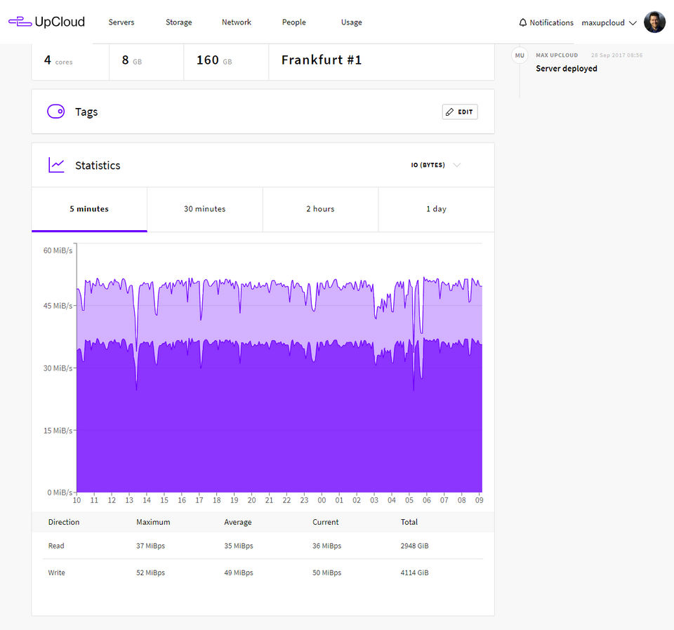 UpCloud Screenshot 1