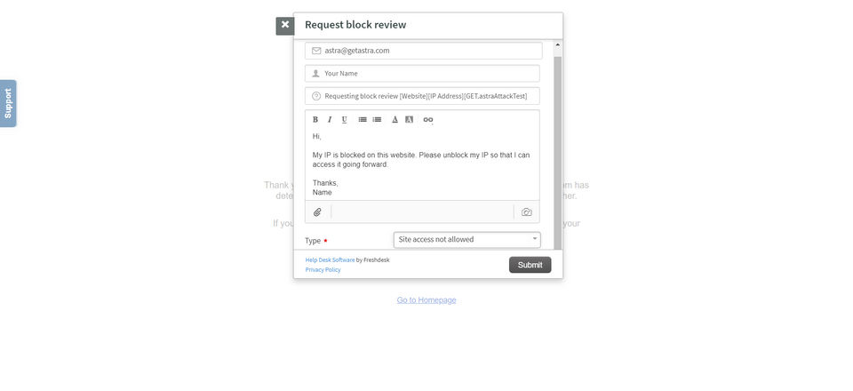 Astra Security Suite Screenshot 1