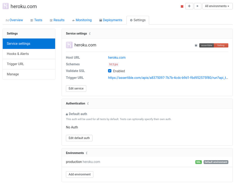 Assertible Screenshot 3