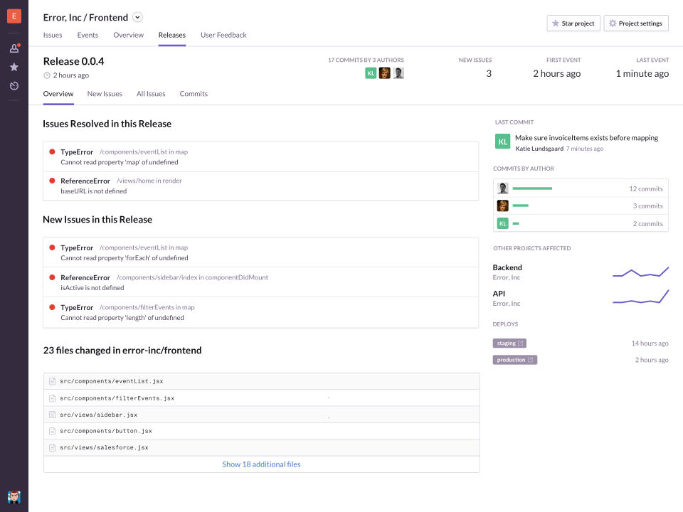 Sentry Screenshot 3