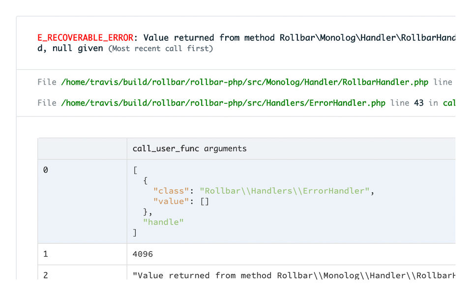 Rollbar Screenshot 3