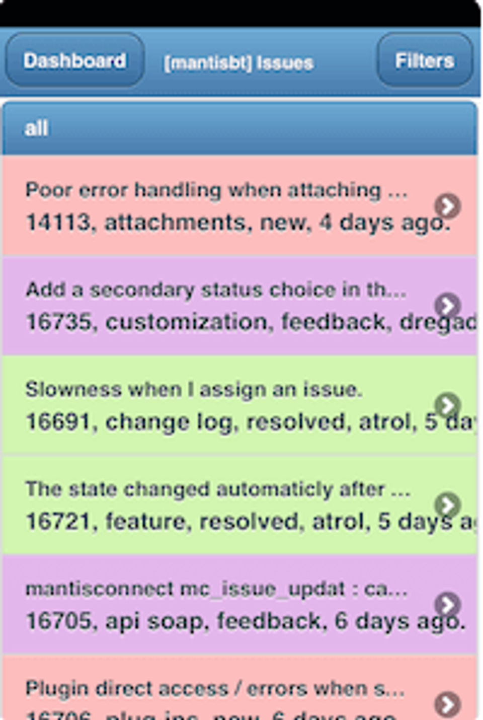 MantisBT Screenshot 2