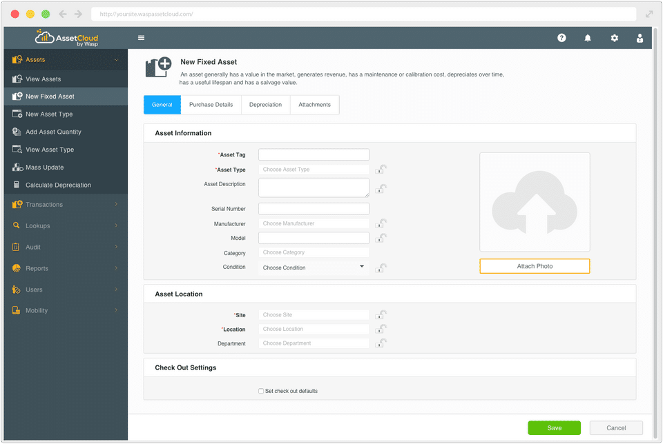 AssetCloud Screenshot 1