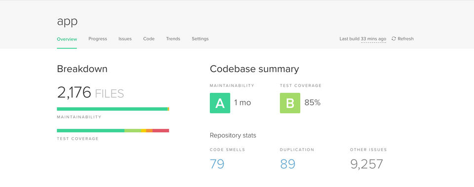 Code Climate Quality Screenshot 3