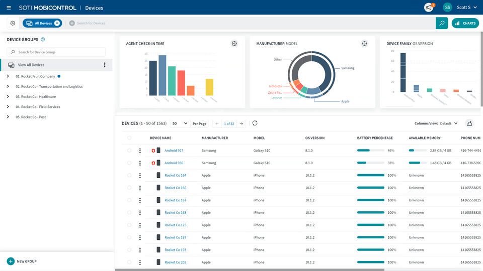 SOTI ONE Platform Screenshot 1