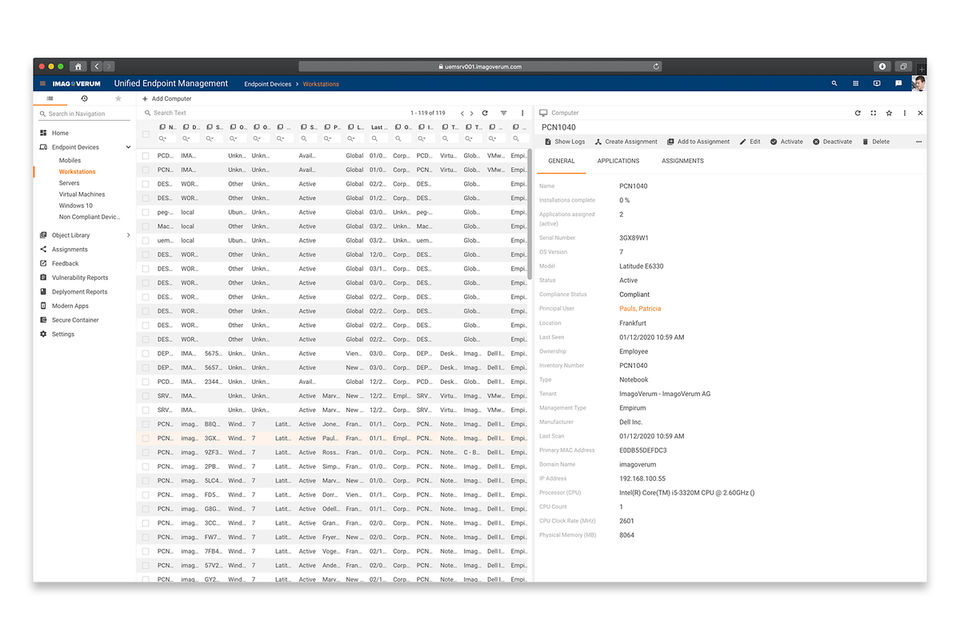 Matrix42 UEM Screenshot 1