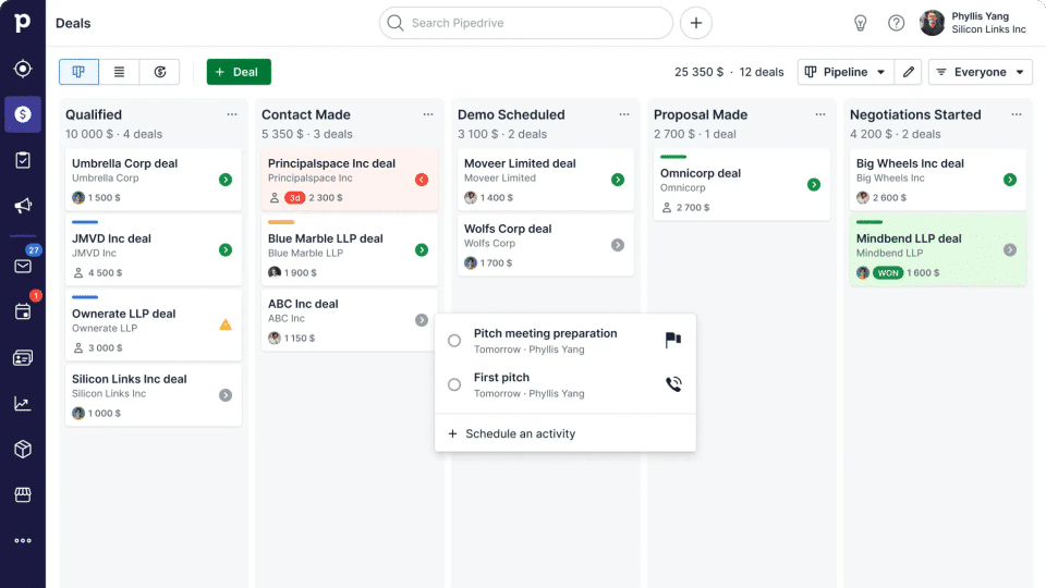 Pipedrive Screenshot 5