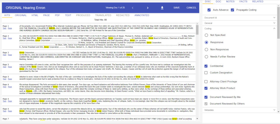 Lexbe eDiscovery Platform Screenshot 2