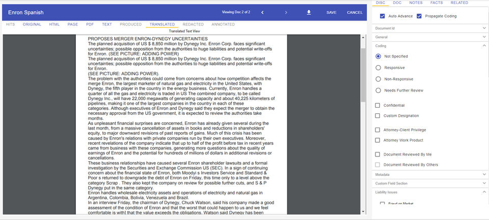 Lexbe eDiscovery Platform Screenshot 5