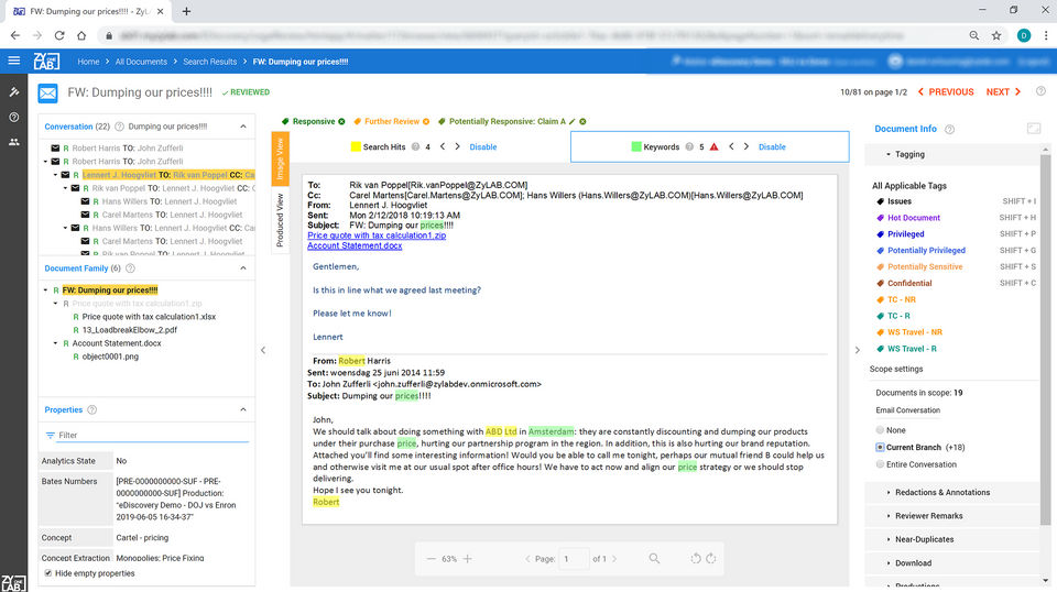 ZyLAB ONE Screenshot 4