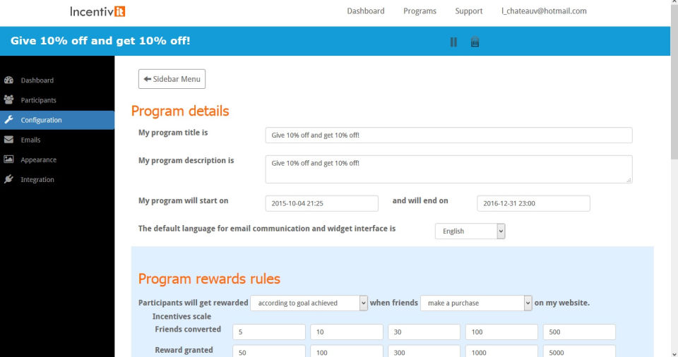 Incentivit Screenshot 2