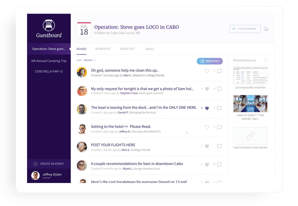 Guestboard Screenshot 1